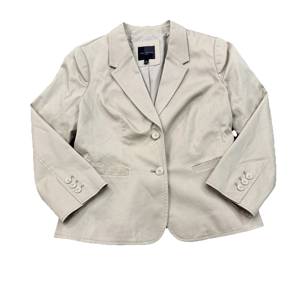 The Limited Blazer Beige Women S Office Wear  Business Casual Classic Academia